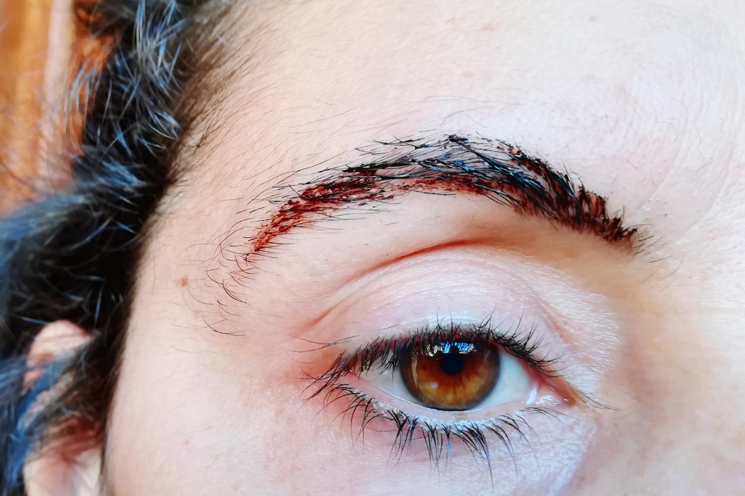Microblading Scabs